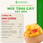 [10 Túi Tặng 2] Combo 10 túi Mix hỗn hợp trái cây sấy dẻo Nonglamfood túi 100g, Tăng cường chất xơ — ảnh 6