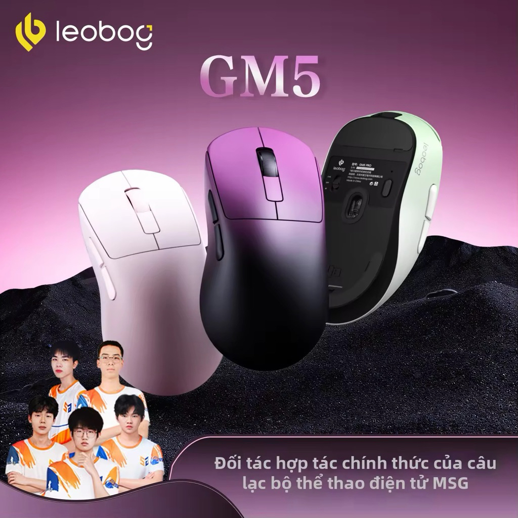 CHUỘT GAMING KHÔNG DÂY | LEOBOG GM5 SERIES | BigBuy360 - bigbuy360.vn