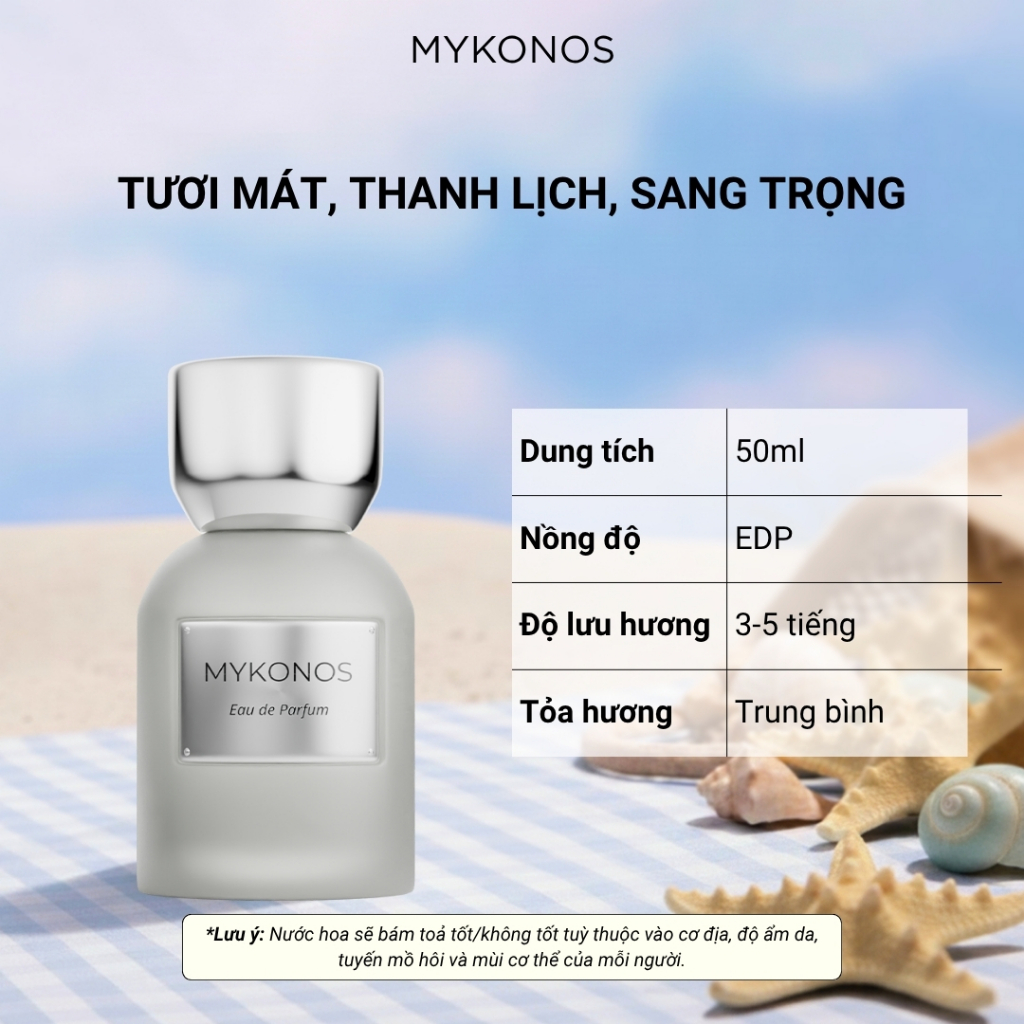 Nước hoa Mykonos Slow Living - Unisex - EDP - 50ml | BigBuy360 - bigbuy360.vn