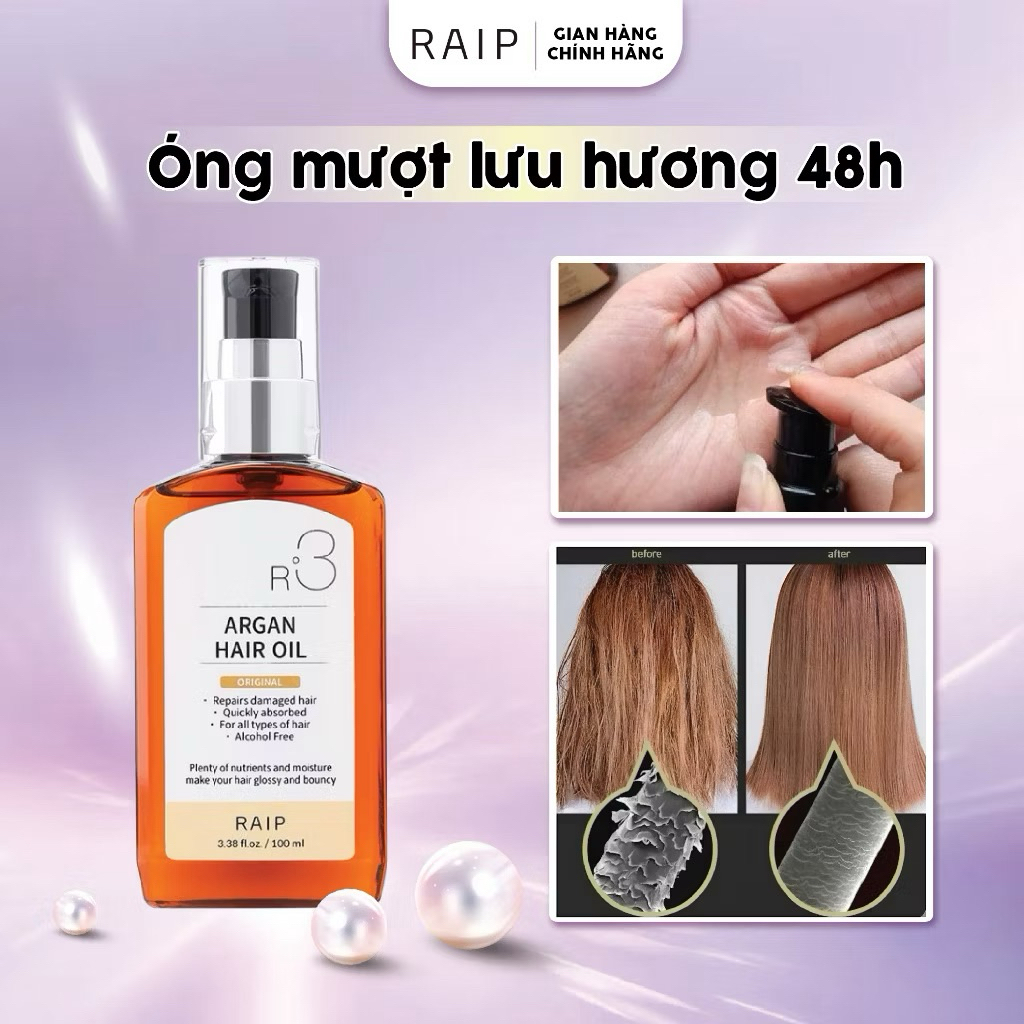 [ HÀNG CHÍNH HÃNG] Tinh Dầu Dưỡng Tóc Raip R3 Argan Hair Oil 100ml có nhiều mùi Hàn Quốc | BigBuy360 - bigbuy360.vn