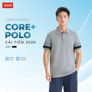 Áo polo nam CANIFA phối màu 8TP26S011