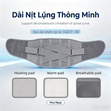 Đai Lưng Hỗ Trợ Cột Sống - Đai Thắt Lưng Cột Sống/Cải Thiện Thoái Hóa/Thoát Vị Đĩa Đệm