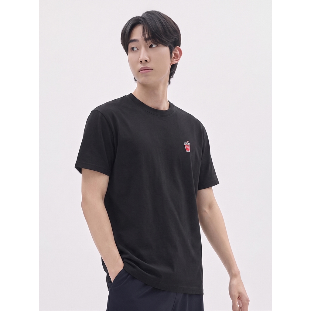 Áo Thun Cộc Tay Thêu Ngực Dáng Regular Fit - 2027AP | BigBuy360 - bigbuy360.vn