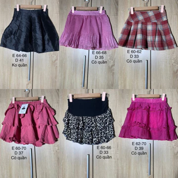 Chân váy xếp ly/chân váy ngắn (2)