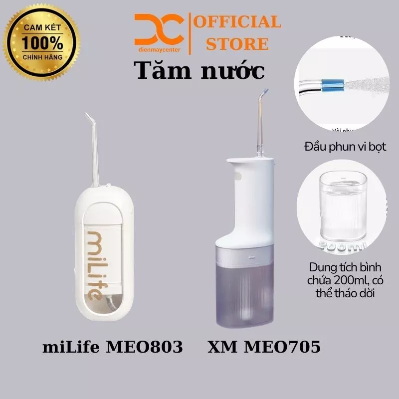 Tăm Nước Vệ Sinh Răng Miệng MILIFE MEO803 / XM Mi-jia flosser 2 Meo705 - Bảo hành 3 tháng-Shop DC Center — ảnh 1