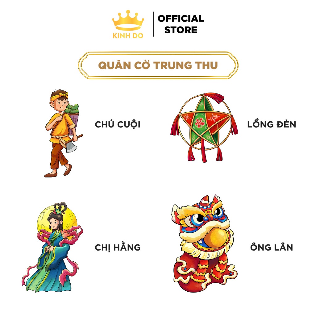 [HỎA TỐC] [ VOUCHER 65K ] Hộp Bánh Trung Thu Kinh Đô "Mã đáo đoàn viên" (4 Bánh x 150g) | BigBuy360 - bigbuy360.vn