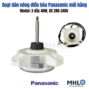 quạt dàn nóng điều hòa pana sonic mới hãng 3 dây 40w,quạt đuôi nóng điều hòa pana,quạt dàn nóng máy lạnh mhl đà nẵng