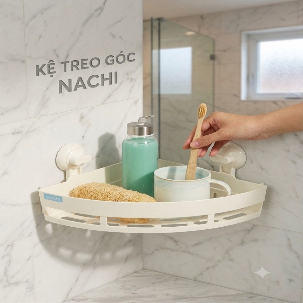 Kệ treo góc cao cấp Inochi (tiêu chuẩn Nhật Bản)