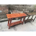 Bàn Decor Chân Chữ A 2 Tầng Gỗ Thông Nhập Khẩu Tự Nhiên Bắc Âu – Kệ Trang Trí, Nội Thất Decor Nhà Ở, Spa, Homestay — ảnh 5