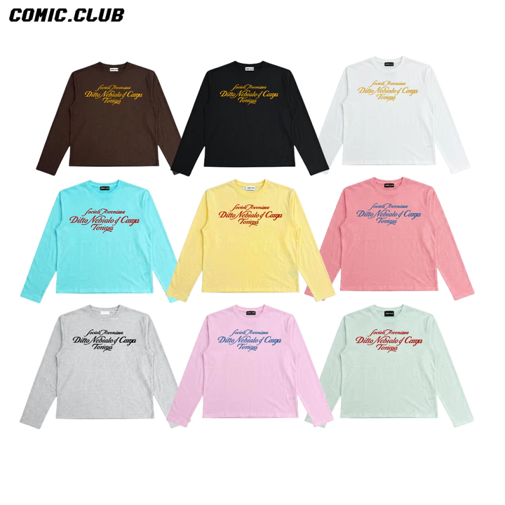 [Deal mở bán] Áo thun cotton xước tay dài 'Comic.Club', thoáng mát.