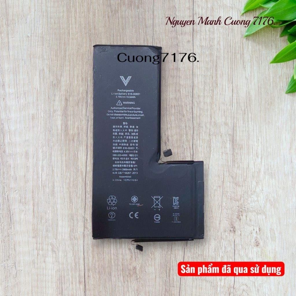 Pin Dung Lượng Tiêu Chuẩn (3969mAh) Đã Qua Sử Dụng Còn 100% Dành Cho 11 Pro Max Hãng Vmas