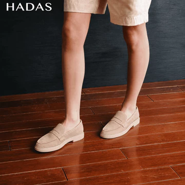 Giày Nam Giày Lười Giày Loafer Tan Nam Da Lộn, Giày Nam Công Sở, Giày Nam Đi Học Kiểu Dáng Đơn Giản Trẻ Trung Năng Động