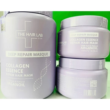 Kem hấp dầu tóc , kem ủ tóc Phục hồi tóc chuyên sâu The Hair Lab X2 Collagen Argan Oil hũ 500,1500ml