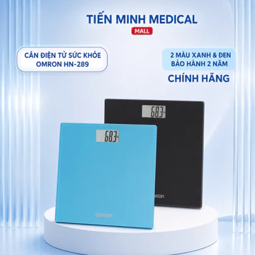 Cân điện tử sức khỏe OMRON HN-289 màu xanh, đen bảo hành 2 năm chính hãng