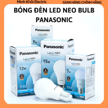 Bóng đèn LED Bulb Pana sonic ánh sáng trắng vàng,bóng đèn bulb led,đèn búp tròn,bóng đèn,bulb led,bóng led NEO bulb