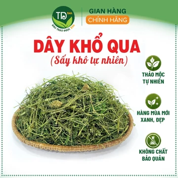 Dây khổ qua rừng (dây mướp đắng rừng) chính hiệu, hàng mùa vụ mới, khô, sạch thơm, hỗ trợ thanh lọc cơ thể