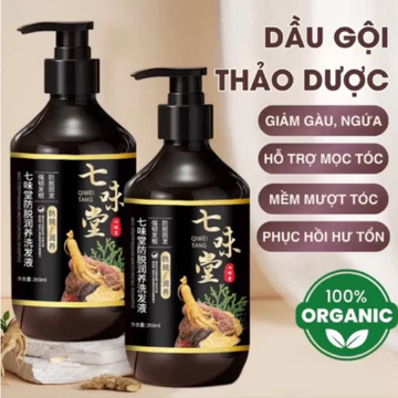 Dầu Gội Dược Hà Thủ Ô 350ml ( Mẫu Mới) giảm rụng tóc giảm bạc tóc kích thích mọc tóc Dầu gội thảo dược Hà Thủ Ô