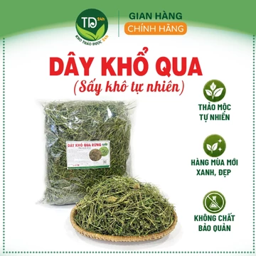 Dây khổ qua rừng (dây mướp đắng rừng) chính hiệu, 01 kg, hàng mùa vụ mới, khô, sạch thơm, hỗ trợ thanh lọc cơ thể
