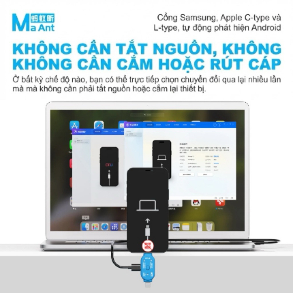 TOL , Cáp Về Chế Độ RECOVERY , Cáp Chạy Phần Mềm Về Chế Độ DFU & RECOVERY Hỗ Trợ IPhone/ Androi/Ipad/,… | BigBuy360 - bigbuy360.vn