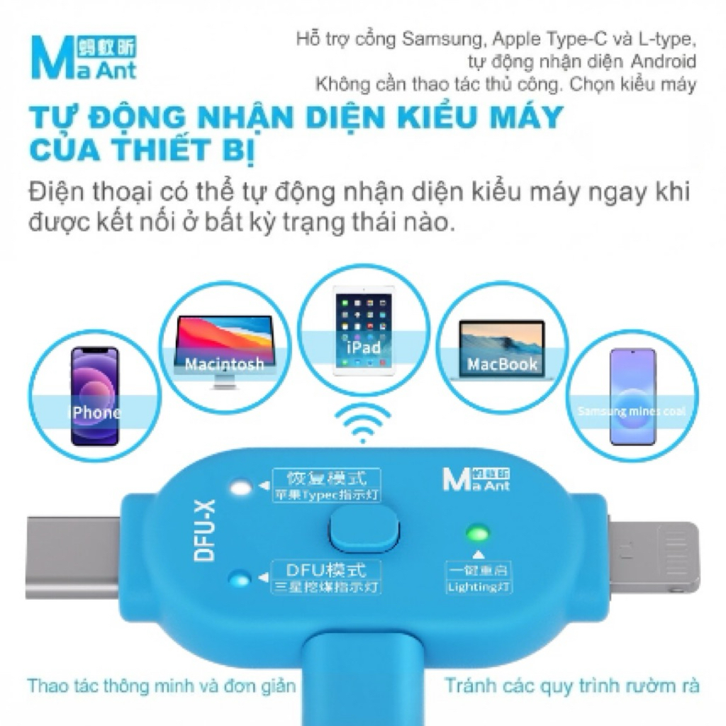TOL , Cáp Về Chế Độ RECOVERY , Cáp Chạy Phần Mềm Về Chế Độ DFU & RECOVERY Hỗ Trợ IPhone/ Androi/Ipad/,… | BigBuy360 - bigbuy360.vn