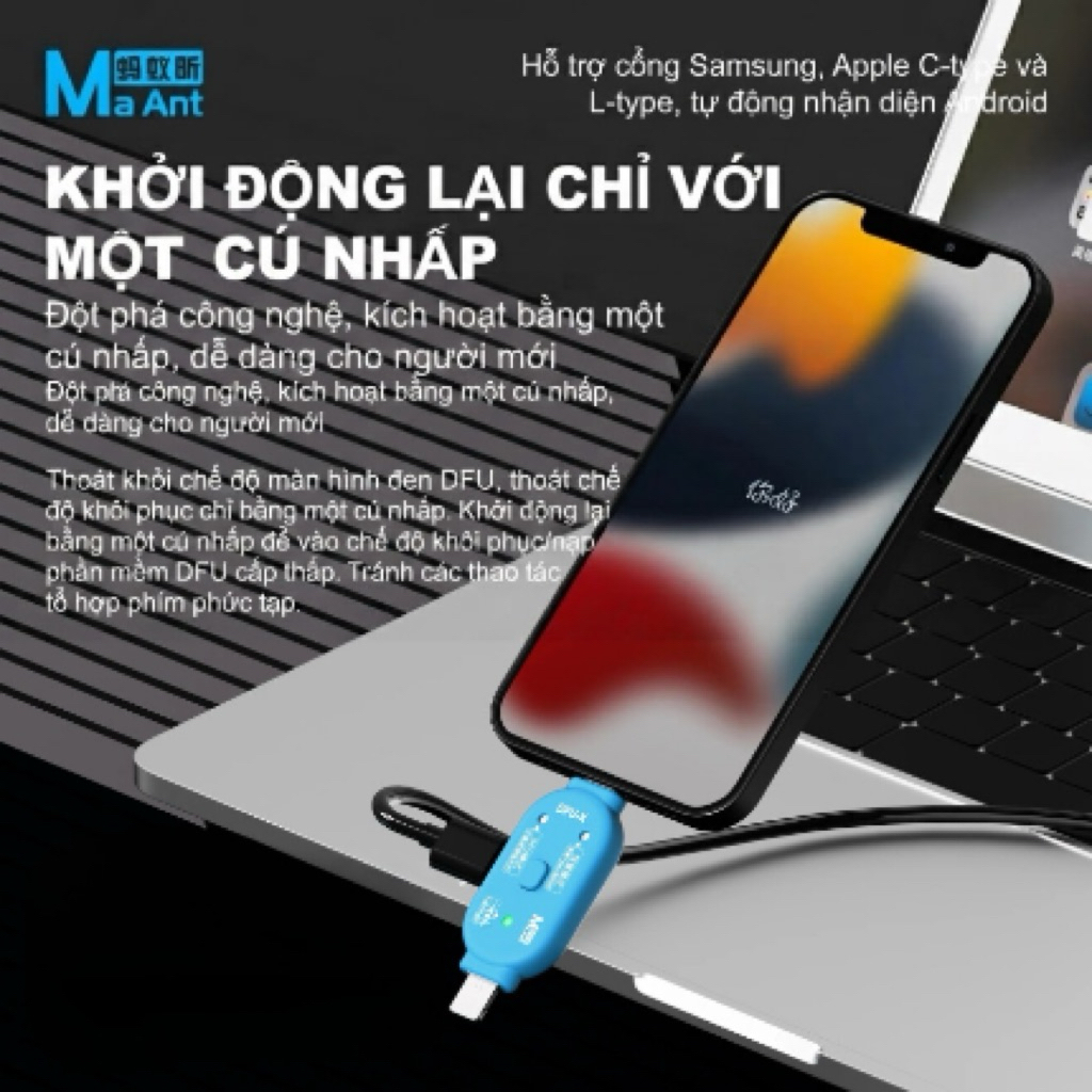 TOL , Cáp Về Chế Độ RECOVERY , Cáp Chạy Phần Mềm Về Chế Độ DFU & RECOVERY Hỗ Trợ IPhone/ Androi/Ipad/,… | BigBuy360 - bigbuy360.vn