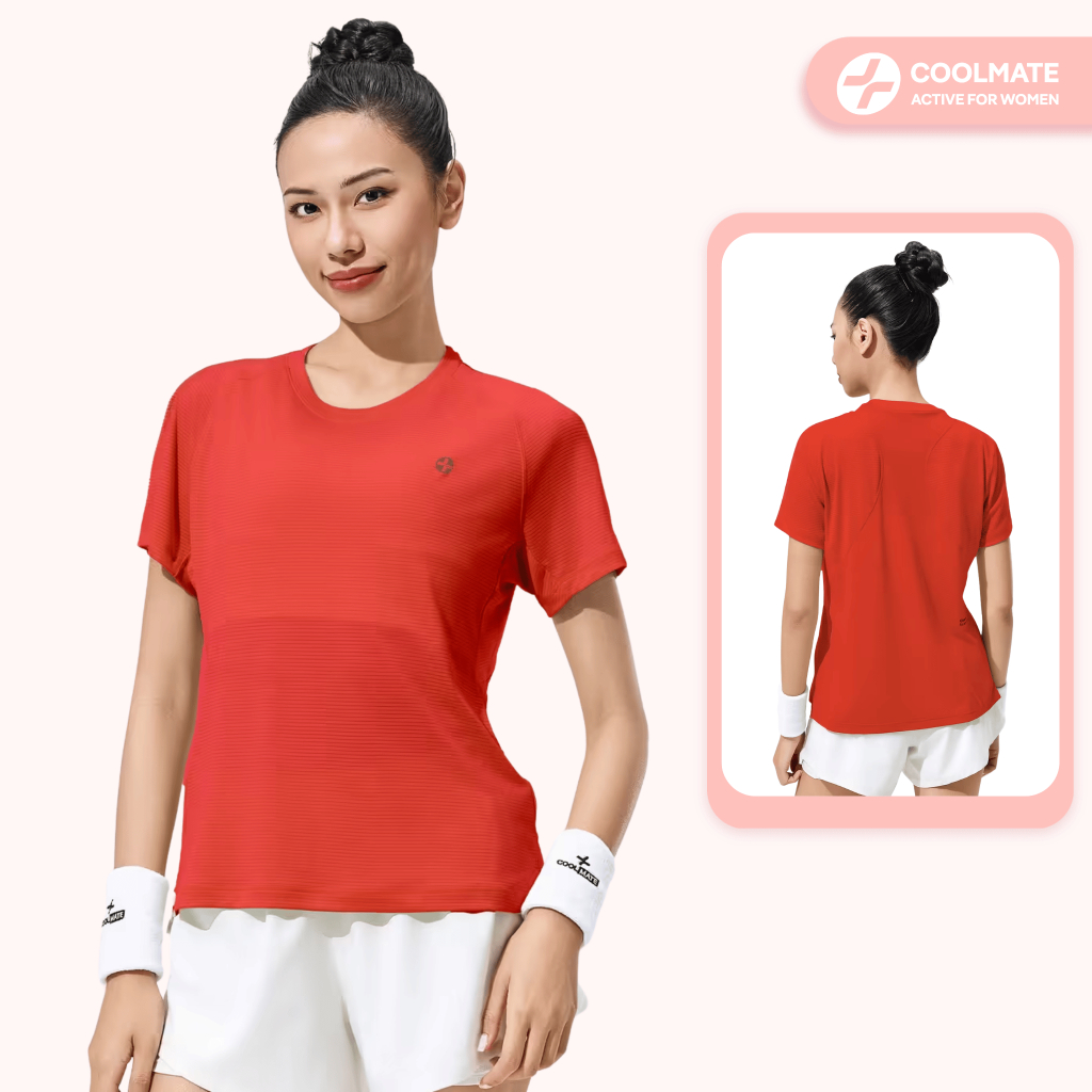 [Outlet không đổi trả] Áo thun Coretee Slimfit thoáng khí - Coolmate Active For Women
