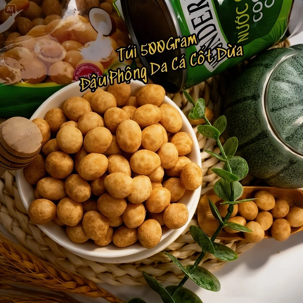 Đậu phộng da cá cốt dừa ảnh 5
