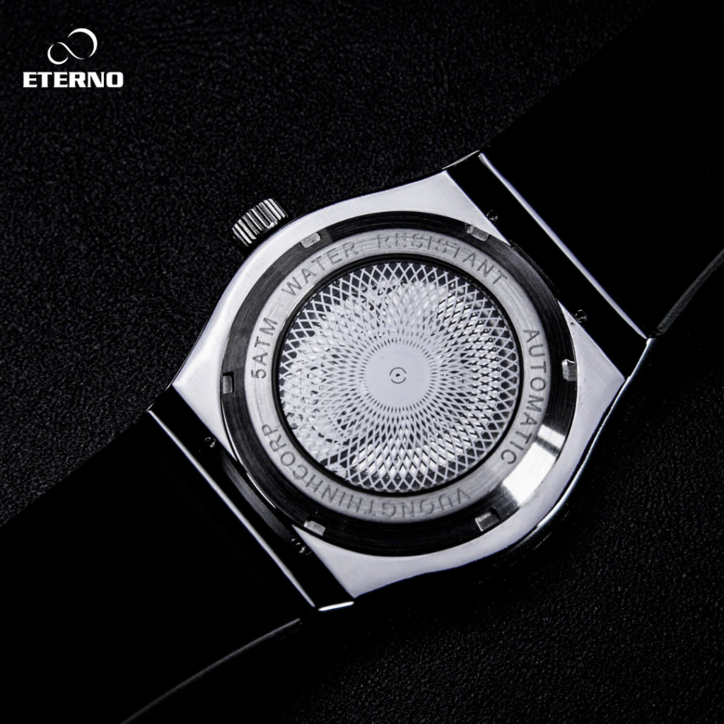 Đồng Hồ Cơ Nam ETERNO E24-0042, Dây Cao Su Cao Cấp, Đính Đá Ống Sang Trọng FULLBOX | BigBuy360 - bigbuy360.vn