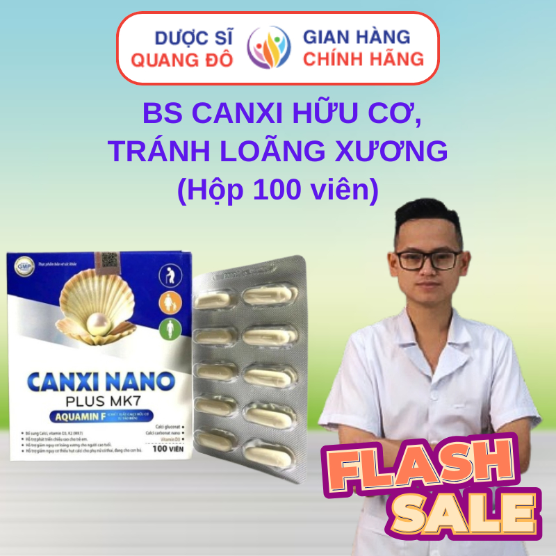[COMBO 2 HỘP 100 viên] Viên Uống Canxi nano Everyday Health – Bổ Sung Canxi Hữu Cơ Cho Bà Bầu & Người Thiếu Canxi