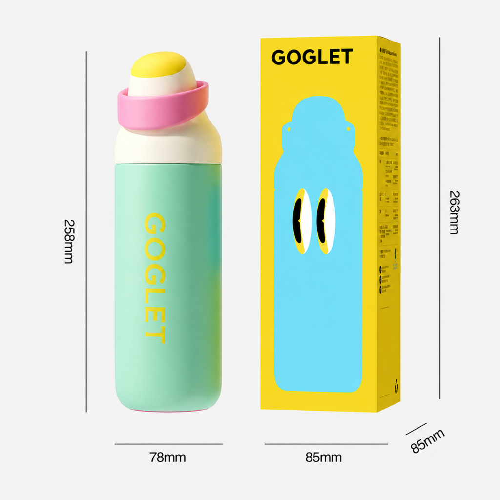 Bình Giữ Nhiệt GOGLET 750ml Inox 304 Cao Cấp - Bình Nước Thể Thao Có Ống Hút 2 Chế Độ Uống, Giữ Nóng Lạnh, Chống Rò Rỉ | BigBuy360 - bigbuy360.vn