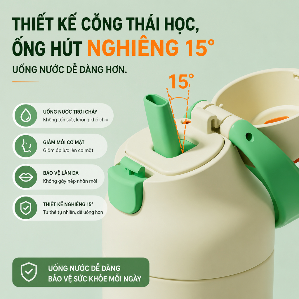 Bình Giữ Nhiệt GOGLET 750ml Inox 304 Cao Cấp - Bình Nước Thể Thao Có Ống Hút 2 Chế Độ Uống, Giữ Nóng Lạnh, Chống Rò Rỉ | BigBuy360 - bigbuy360.vn