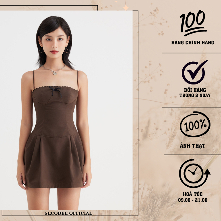 Đầm body sexy dáng ngắn dự tiệc chữ A quây ngực | YELLOW DRESS | SECODEE | BigBuy360 - bigbuy360.vn
