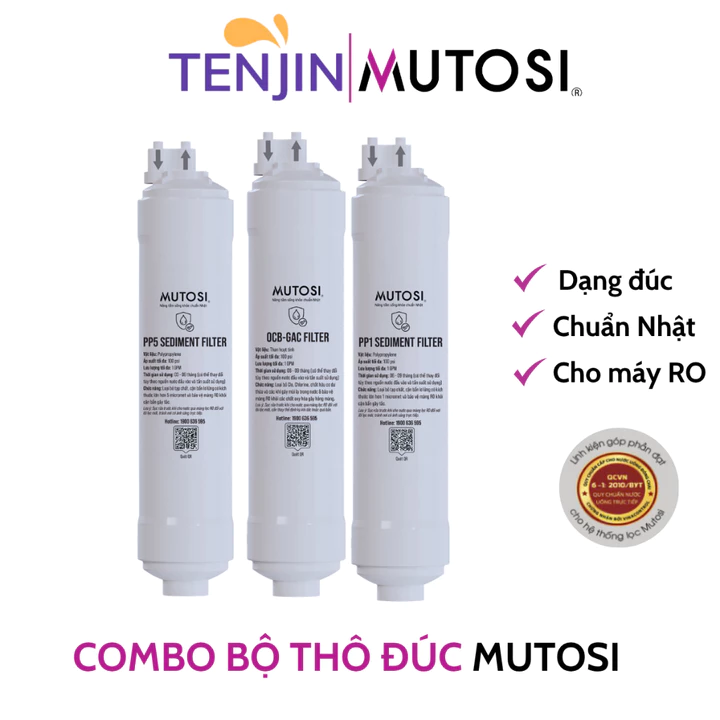 Mutosi Combo Water Filter Cartridge RO