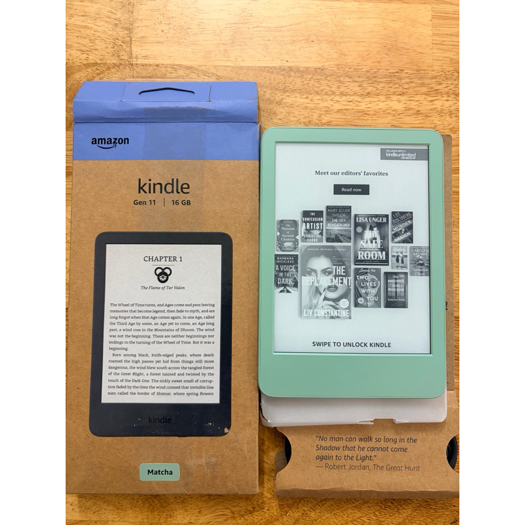 Newseal Kindle Basic 2024 màu matcha 6 inch 16Gb | BigBuy360 - bigbuy360.vn