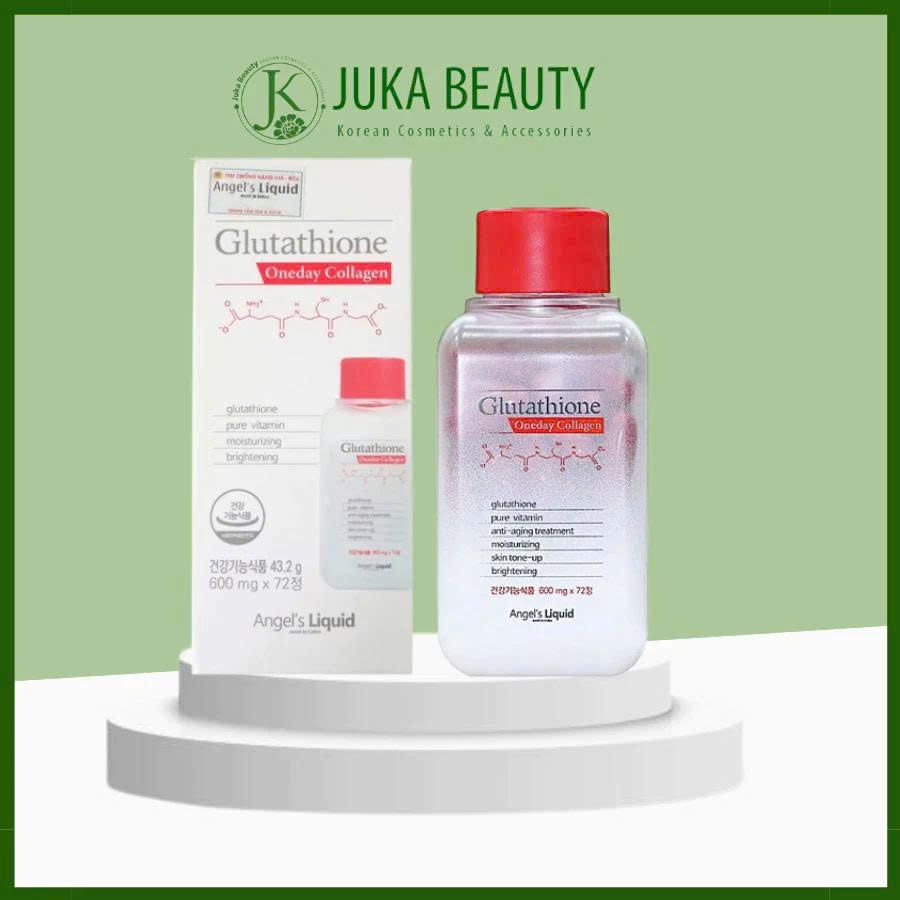 SVIP] Viên uống trắng da Angel's Liquid Glutathione Oneday Collagen 600mgx72v