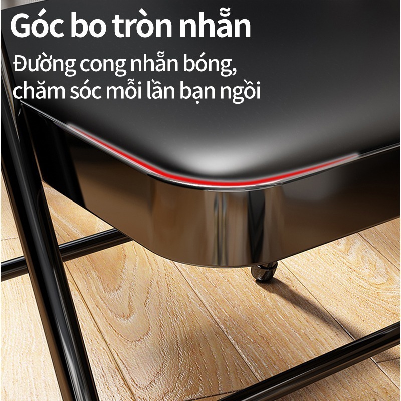 Ghế gấp NOVA cao cấp, ghế xếp tiện lợi, đệm ngồi êm ái, khung thép chắc chắn, gọn nhẹ | BigBuy360 - bigbuy360.vn