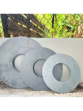 Tấm lót chống đen nồi có lỗ cho bếp củi thép dày 1,2 ly, bền đẹp, phù ...