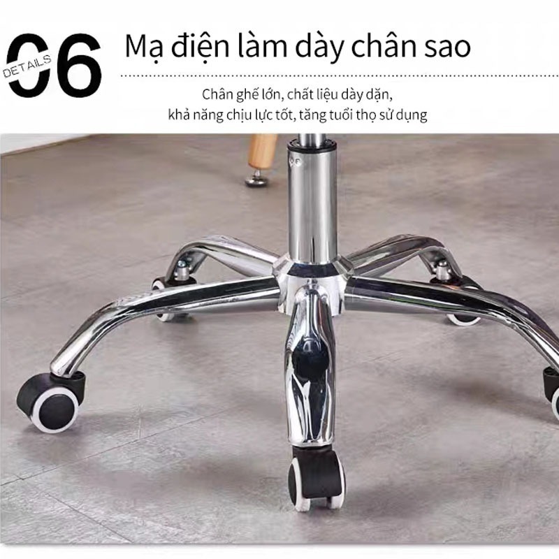 Ghế văn phòng công thái học NOVA, ghế lưới cao cấp, đệm dày êm ái, xoay 360°, chân chắc chắn | BigBuy360 - bigbuy360.vn
