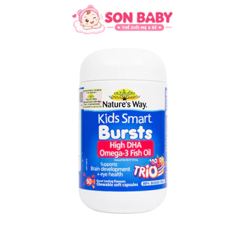 Nature's Way Omega-3 Fish Oil Trio - Bổ sung omega 3 cho bé