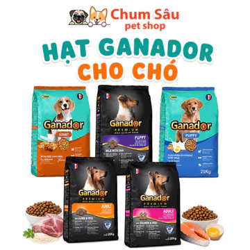 Thức ăn hỗn hợp hạt cho chó GANADOR 400g - Đồ Ăn Cho Chó Con, Chó Lớn