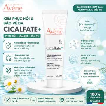 Kem làm dịu hồi phục da Avene Cicalfate Repair Cream 40ml