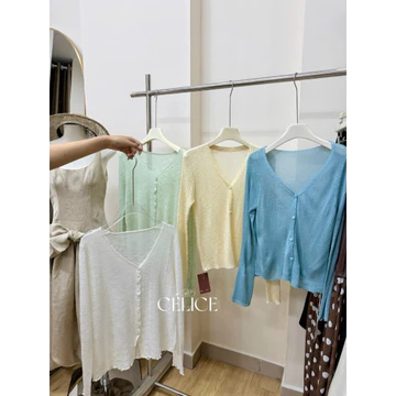CÉLICE~ < 57KG áo cdg khoác freesz áo cdg nữ mỏng áo cadigan mùa thu hè áo cdg nữ