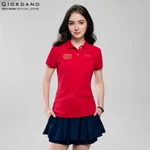 GIORDANO Áo Thun Nữ Có Cổ Ngắn Tay Horseback Club Polo 5316170 — ảnh 1