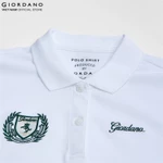 GIORDANO Áo Thun Nữ Có Cổ Ngắn Tay Horseback Club Polo 5316170 — ảnh 4