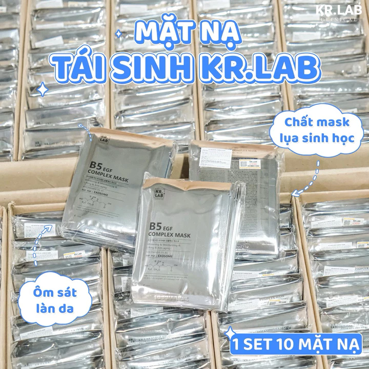 30-50 Mặt nạ Kr.Lab B5 EGF+ Mặt nạ Senademar B5 + Mặt nạ ISOLUX Whitening repair+nạ Kyunglab PDRN+nạ Yuejin B5 WZ426