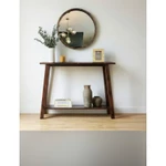 Bàn Decor Chân Chữ A 2 Tầng Gỗ Thông Nhập Khẩu Tự Nhiên Bắc Âu – Kệ Trang Trí, Nội Thất Decor Nhà Ở, Spa, Homestay — ảnh 6