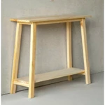 Bàn Decor Chân Chữ A 2 Tầng Gỗ Thông Nhập Khẩu Tự Nhiên Bắc Âu – Kệ Trang Trí, Nội Thất Decor Nhà Ở, Spa, Homestay — ảnh 8