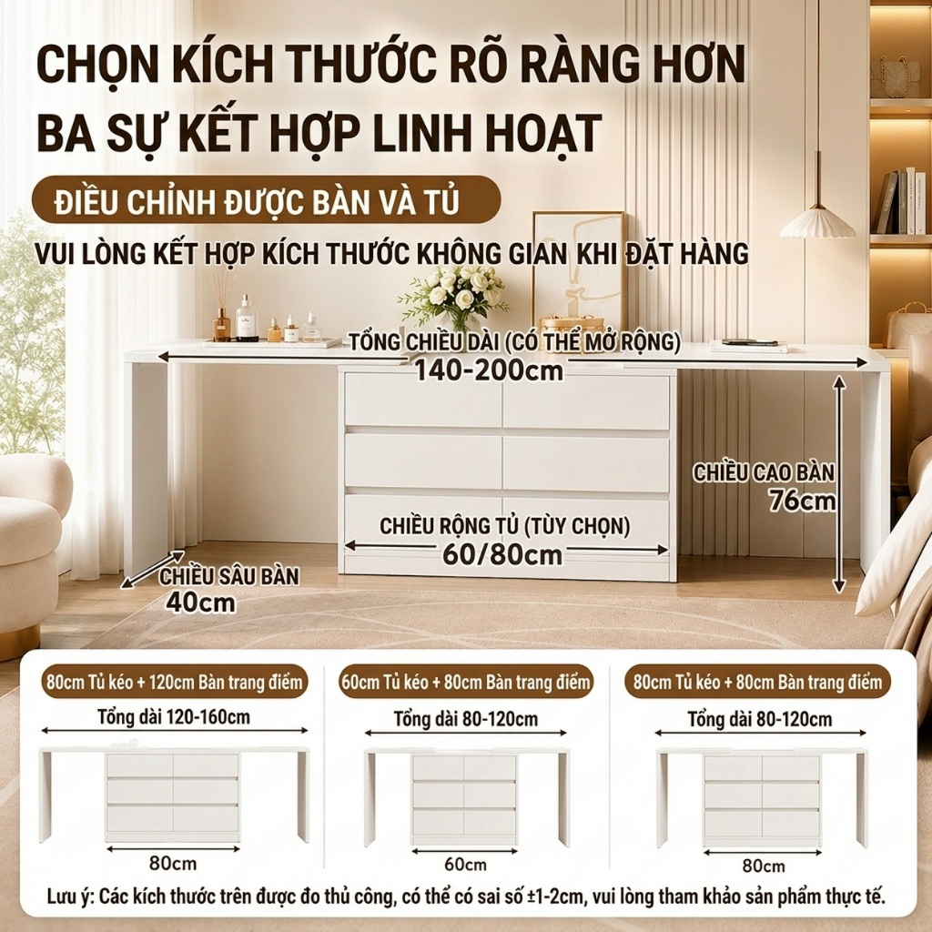 MY Bàn làm việc bàn trang điểm Bàn Phấn thông minh kết hợp tủ ngăn kéo đa năng để đồ tủlưu trữ - ảnh 6