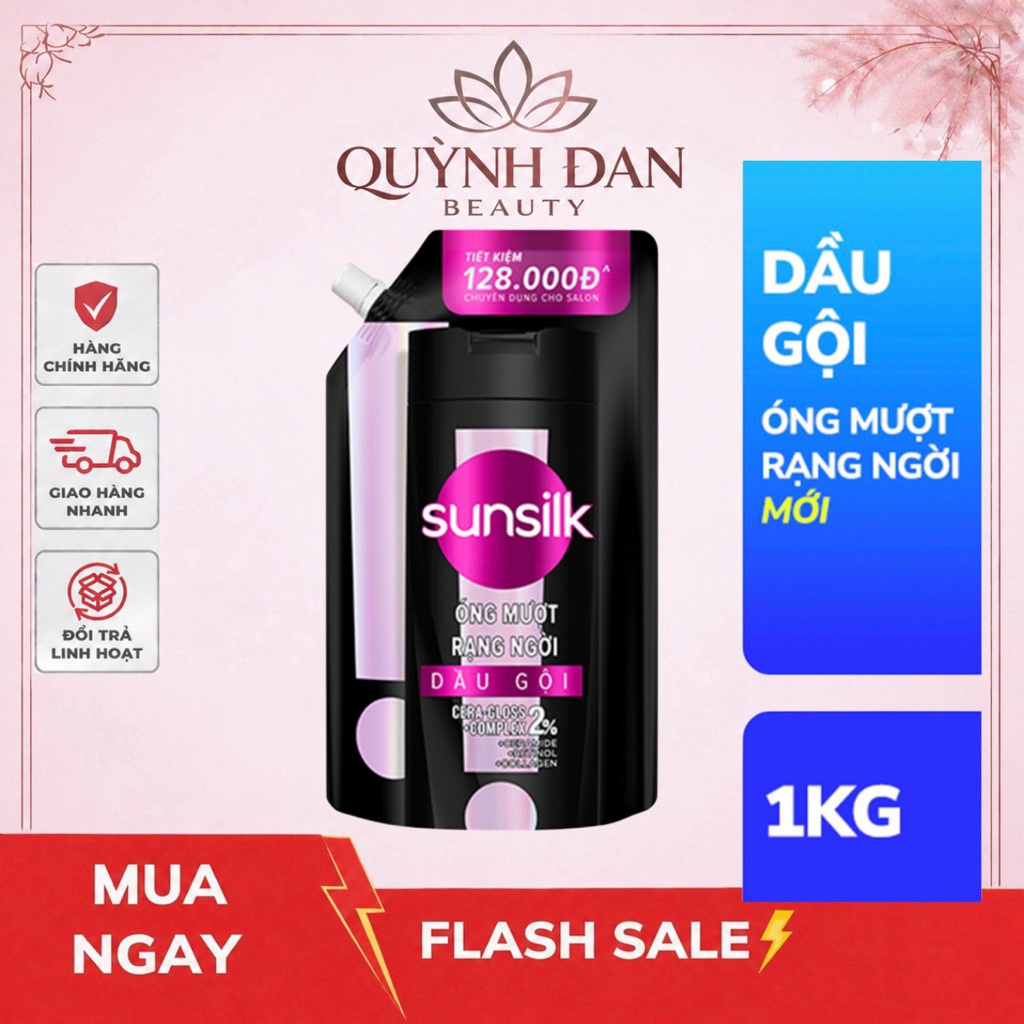 Dầu gội Sunsilk óng mượt rạng ngời túi 1KG