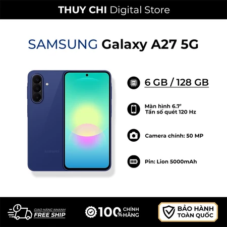 Điện Thoại Samsung Galaxy A27 5G 6GB/128GB - Hàng Chính Hãng Samsung Việt Nam